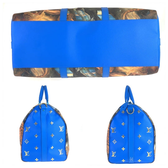 LOUIS VUITTON Boston Duffel bag M43344 PVC multicolor Boston Duffel bag Crossbody Shoulder Bag Masters Collection Jeff Koons Rubens Keepall  bandouliere50 Women Used Authentic