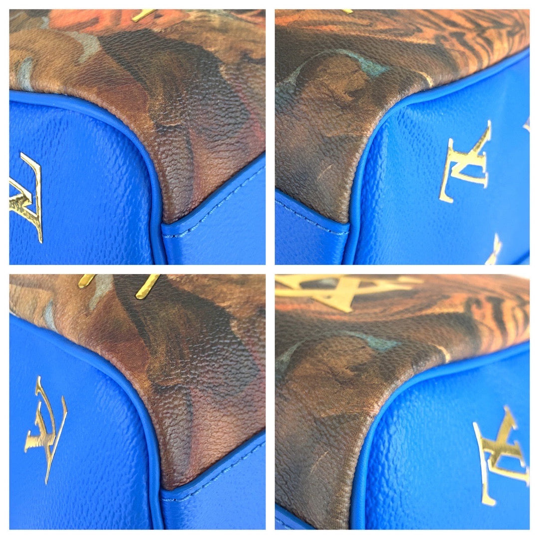LOUIS VUITTON Boston Duffel bag M43344 PVC multicolor Boston Duffel bag Crossbody Shoulder Bag Masters Collection Jeff Koons Rubens Keepall  bandouliere50 Women Used Authentic