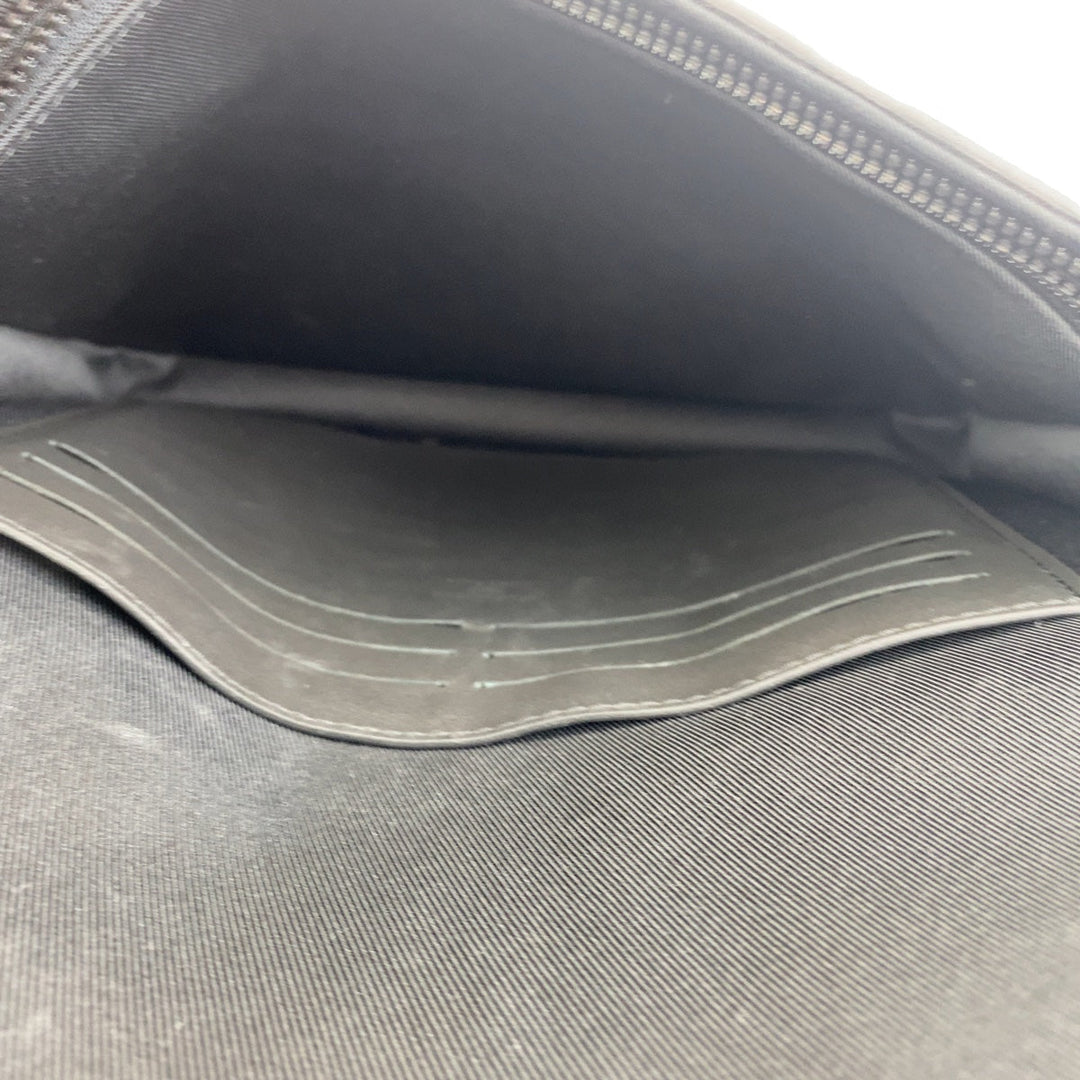 LOUIS VUITTON Clutch bag M80582 leather black Clutch bag business bag Taurillon Clemence Monogram S lock mens Used Authentic