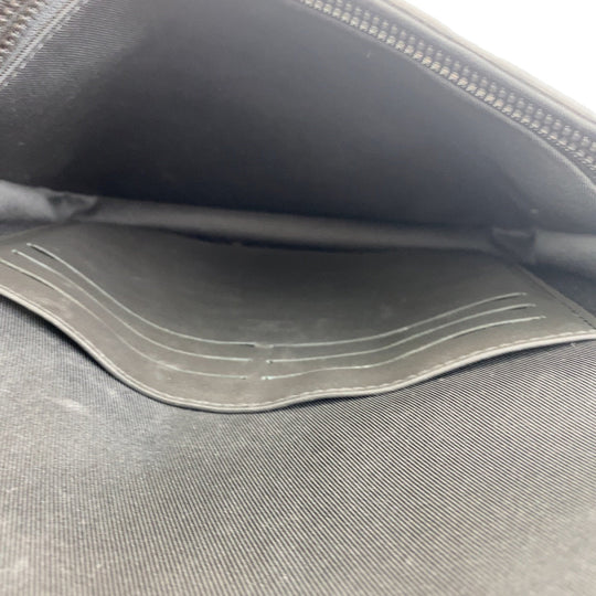 LOUIS VUITTON Clutch bag M80582 leather black Clutch bag business bag Taurillon Clemence Monogram S lock mens Used Authentic