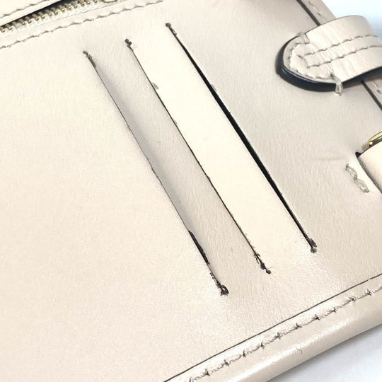 FENDI Pouch 7AS131 viscose/leather beige Smartphone case Zucca logo phone pouch, smartphone pouch Women Used Authentic