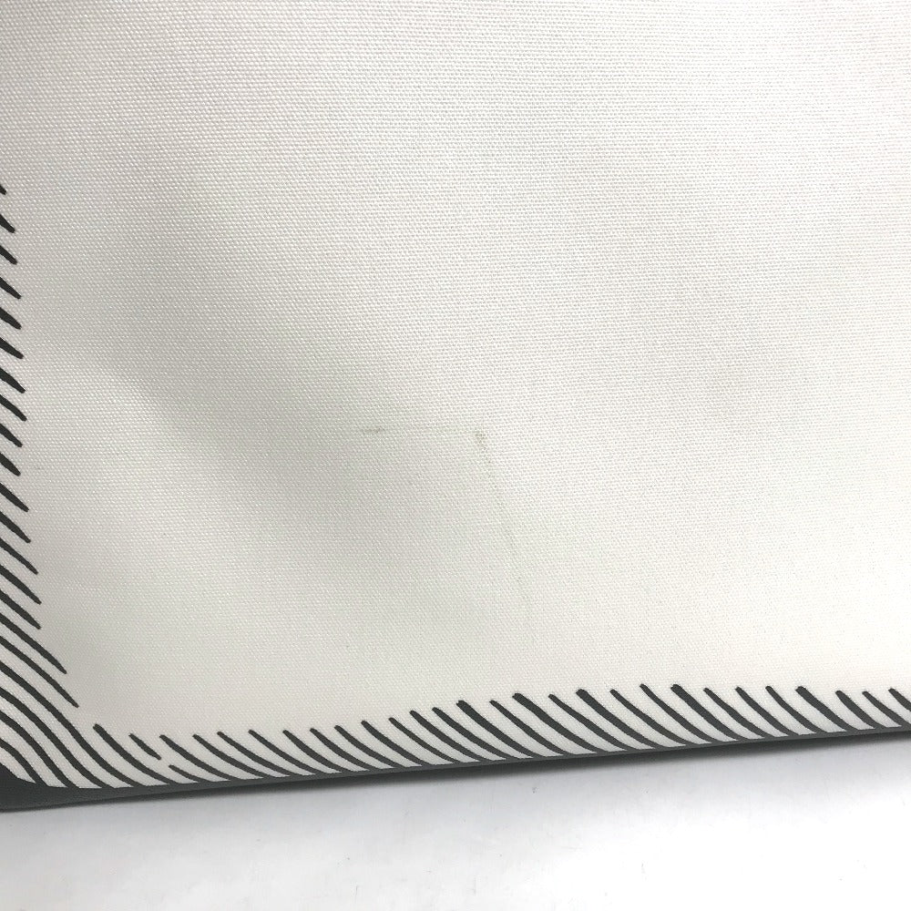 FENDI Tote Bag 8BH357 Coated canvas white Joshua Vides Collaboration Shopper bag mens Used Authentic