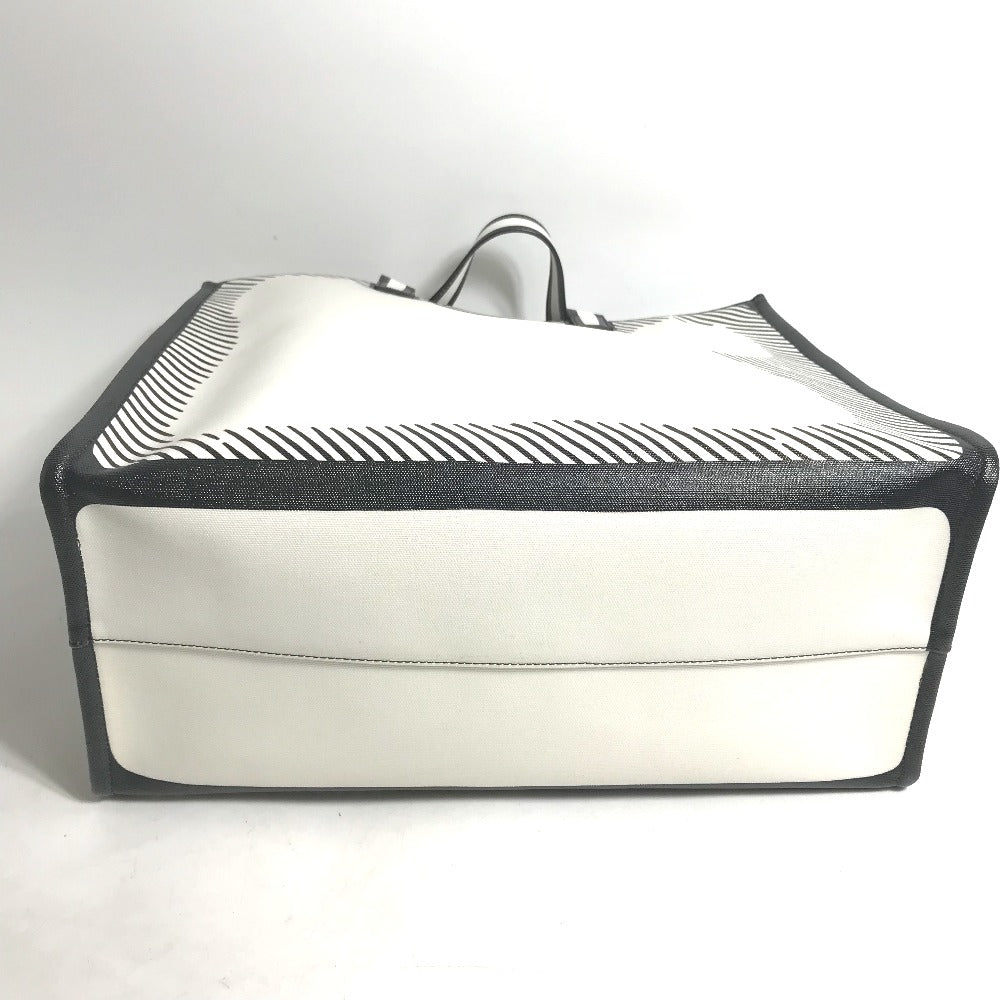 FENDI Tote Bag 8BH357 Coated canvas white Joshua Vides Collaboration Shopper bag mens Used Authentic
