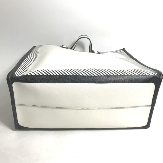 FENDI Tote Bag 8BH357 Coated canvas white Joshua Vides Collaboration Shopper bag mens Used Authentic