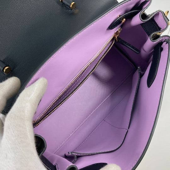 FENDI Handbag PVC / Leather Brown Versace collaboration VERSACE la medusa satchel bag zucca Women Used Authentic