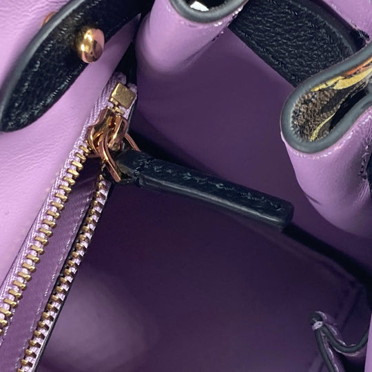 FENDI Handbag PVC / Leather Brown Versace collaboration VERSACE la medusa satchel bag zucca Women Used Authentic