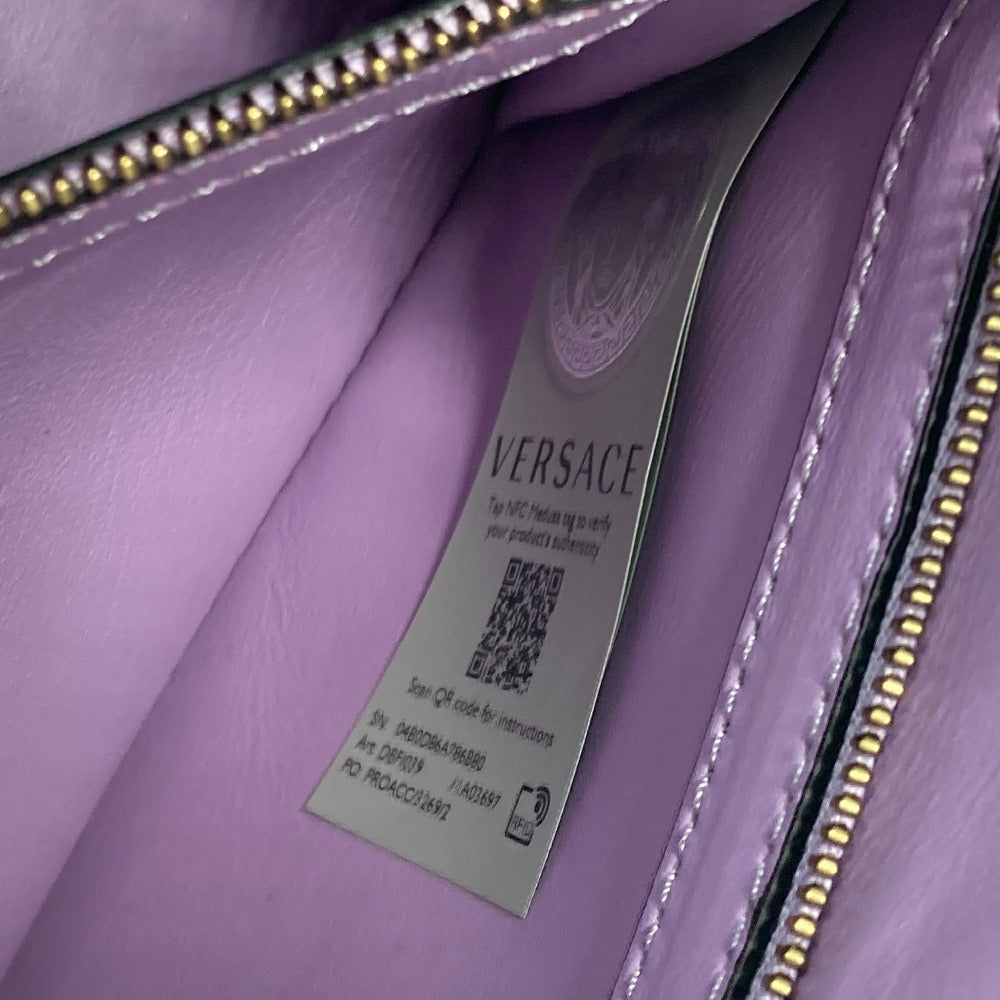FENDI Handbag PVC / Leather Brown Versace collaboration VERSACE la medusa satchel bag zucca Women Used Authentic