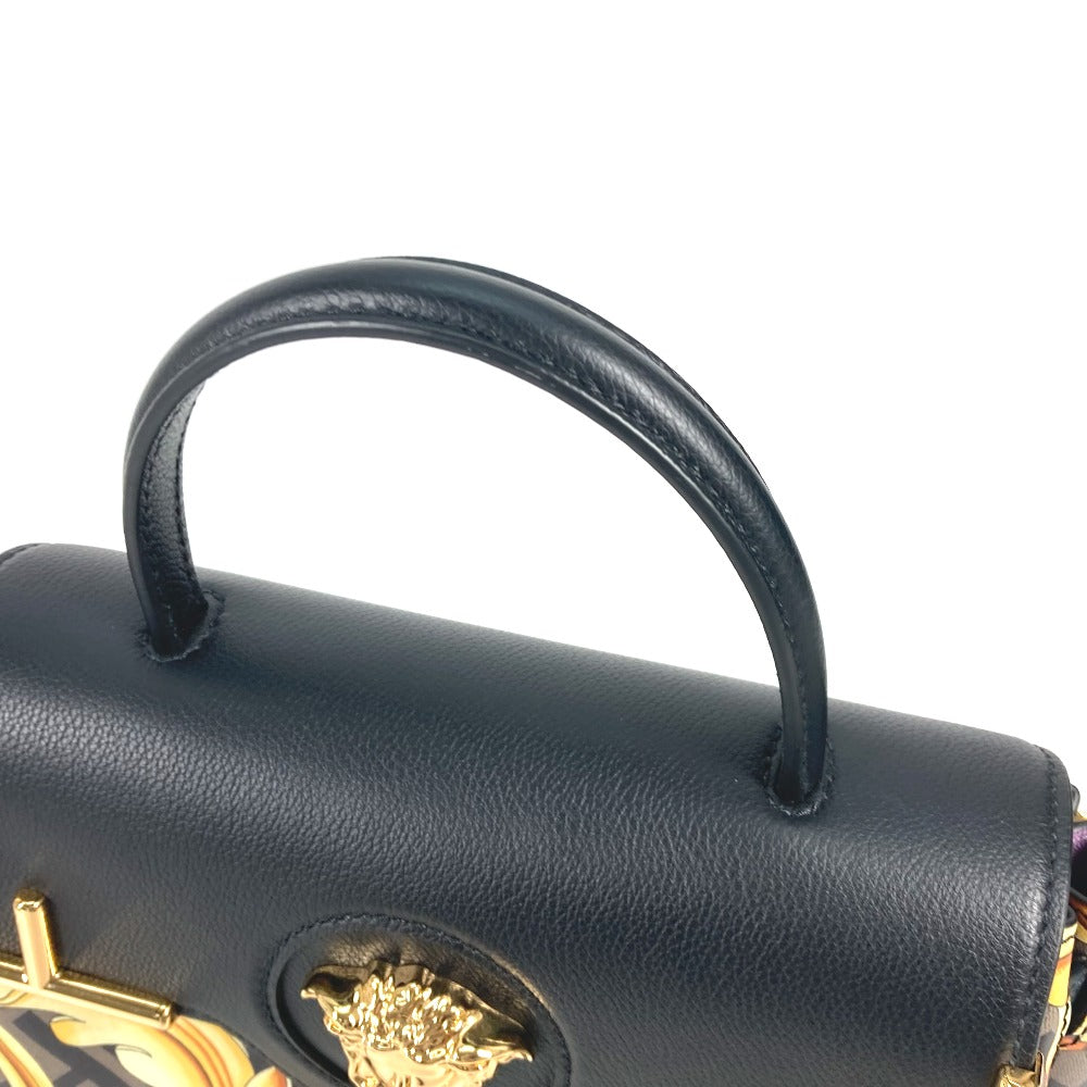 FENDI Handbag PVC / Leather Brown Versace collaboration VERSACE la medusa satchel bag zucca Women Used Authentic