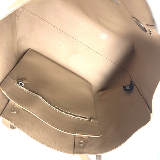 FENDI Tote Bag leather beige Hypnotize