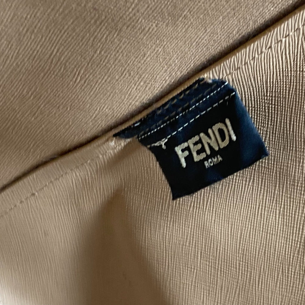 FENDI Tote Bag leather beige Hypnotize