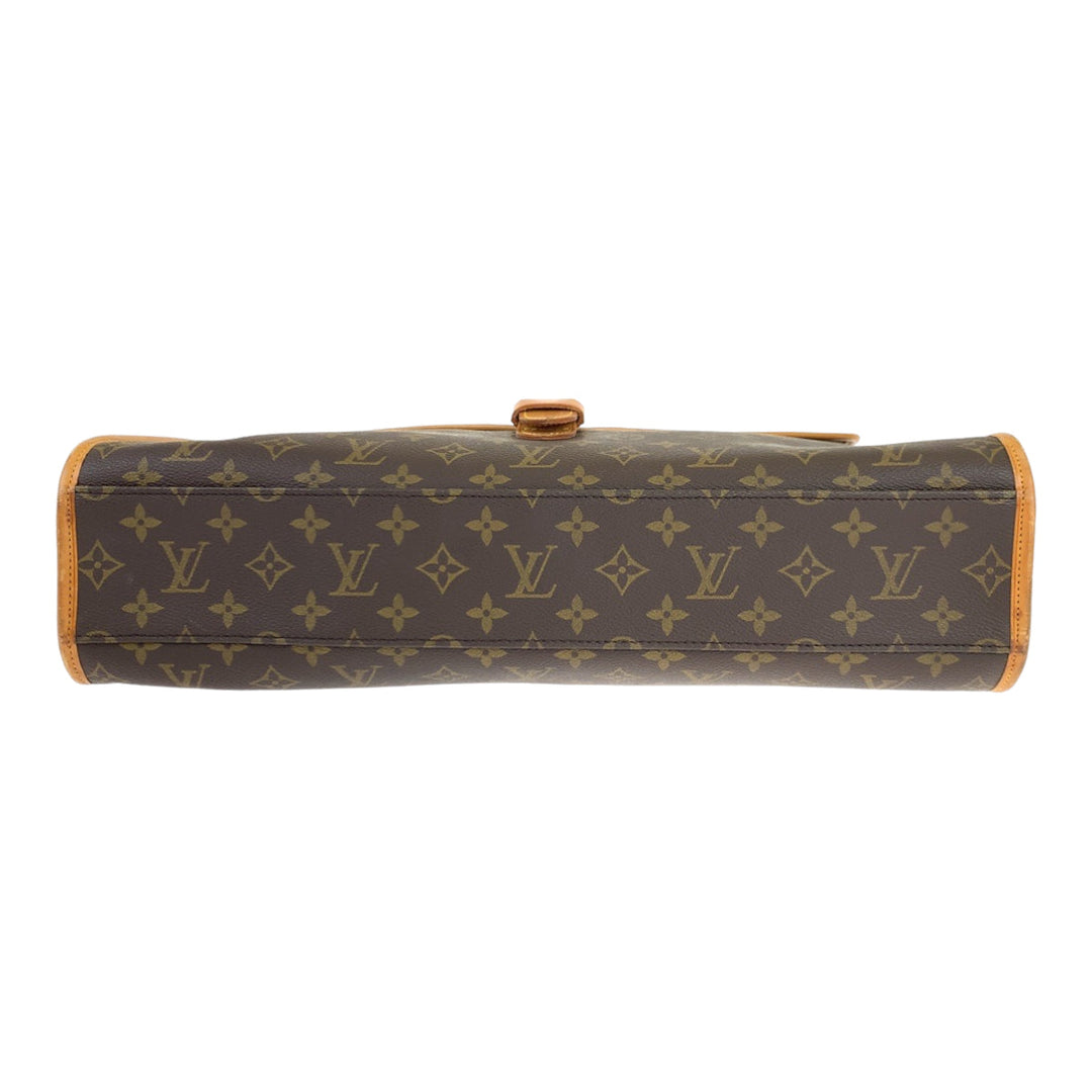 LOUIS VUITTON Business bag M51120 PVC Brown Business Bag 2way Crossbody Shoulder Bag Unisex Monogram Beverly MM mens Used Authentic