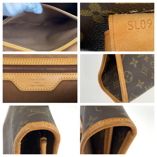 LOUIS VUITTON Business bag M51120 PVC Brown Business Bag 2way Crossbody Shoulder Bag Unisex Monogram Beverly MM mens Used Authentic