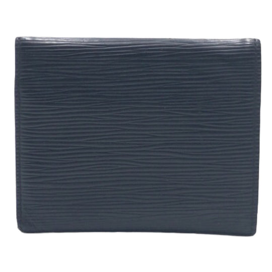 LOUIS VUITTON Tri-fold wallet M62173 Epi Leather Black Silver Metal Tri-fold wallet Compact wallet Epi Portefeuille Victorine Women Used Authentic