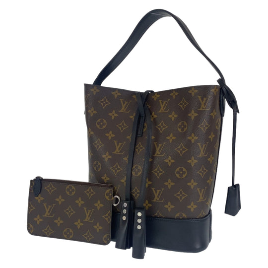 LOUIS VUITTON Shoulder Bag M94542 PVC Brown Black SilverMetal Shoulder Bag handbag Monogram Idol NN14GM Women Used Authentic