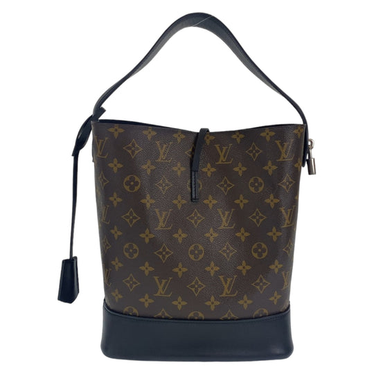 LOUIS VUITTON Shoulder Bag M94542 PVC Brown Black SilverMetal Shoulder Bag handbag Monogram Idol NN14GM Women Used Authentic