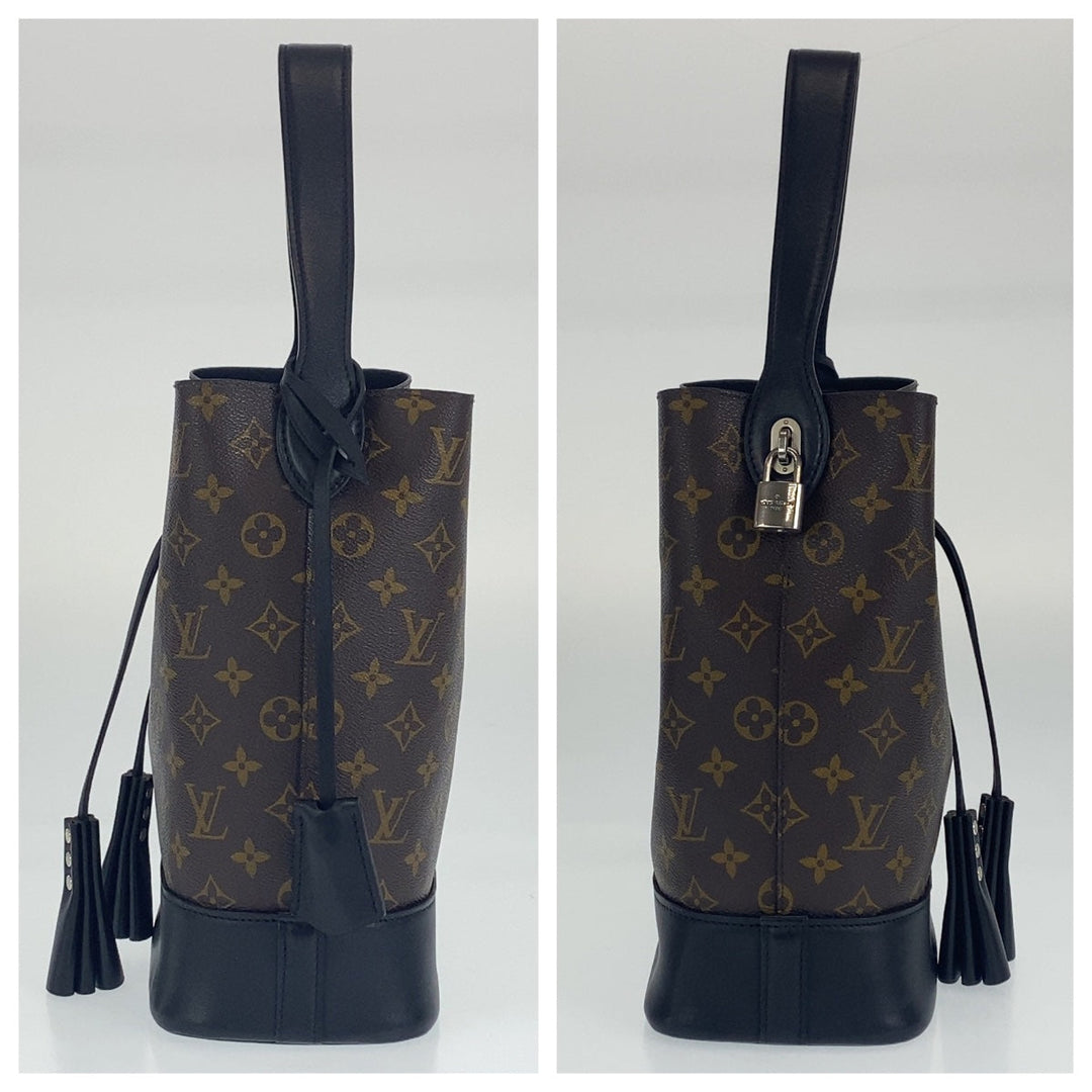 LOUIS VUITTON Shoulder Bag M94542 PVC Brown Black SilverMetal Shoulder Bag handbag Monogram Idol NN14GM Women Used Authentic