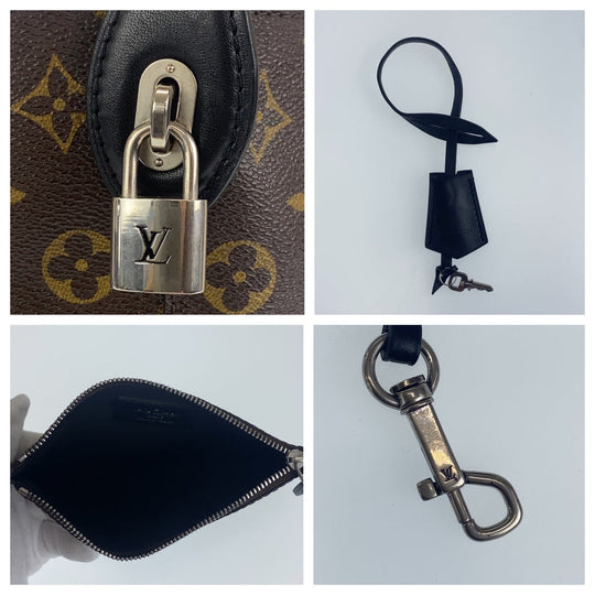 LOUIS VUITTON Shoulder Bag M94542 PVC Brown Black SilverMetal Shoulder Bag handbag Monogram Idol NN14GM Women Used Authentic