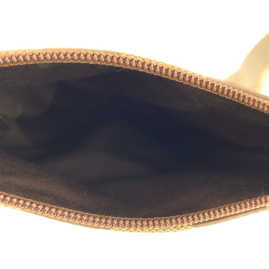 COACH Shoulder Bag canvas beige Signature