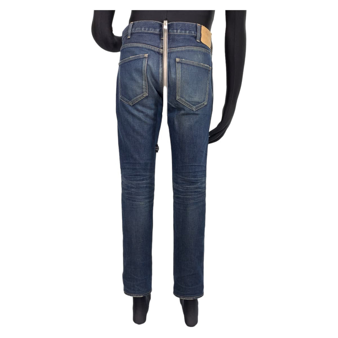 CELINE Denim pants M_SK_004 cotton Blue indigo Denim pants, long pants, jeans Edith Reman mens 29 Used Authentic