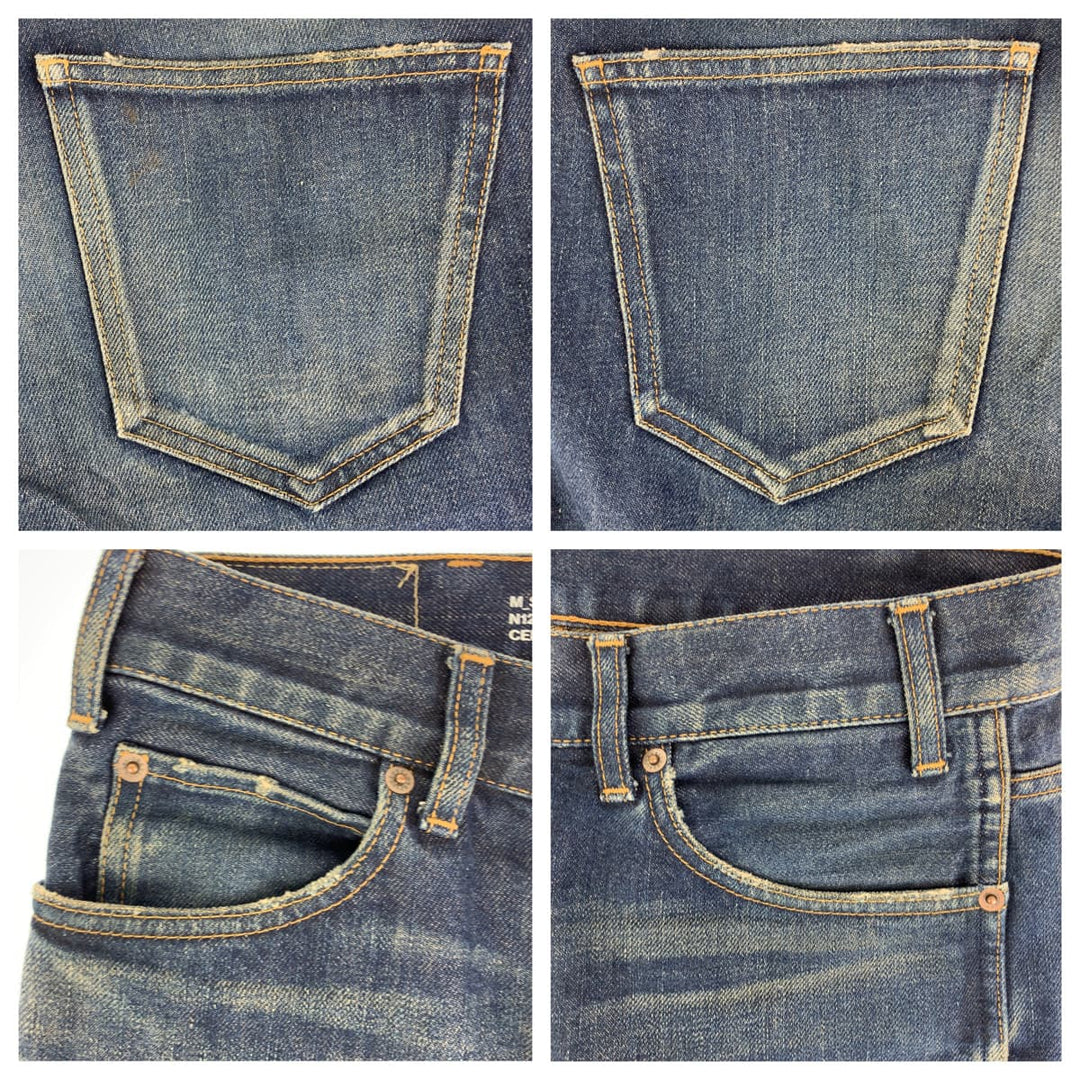 CELINE Denim pants M_SK_004 cotton Blue indigo Denim pants, long pants, jeans Edith Reman mens 29 Used Authentic