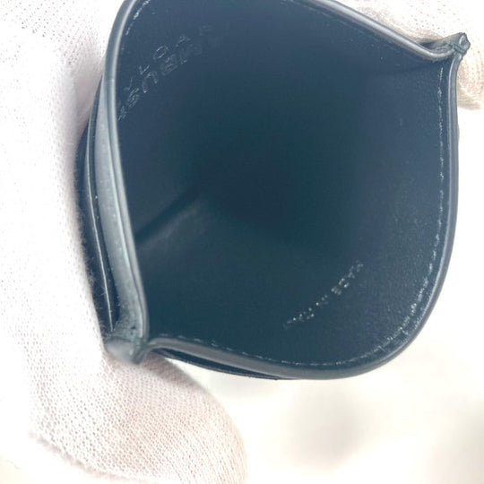 BVLGARI Card Case leather black AMBUSH collaboration AMBUSH logo mens Used Authentic