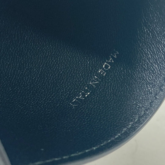 BVLGARI Card Case leather black AMBUSH collaboration AMBUSH logo mens Used Authentic