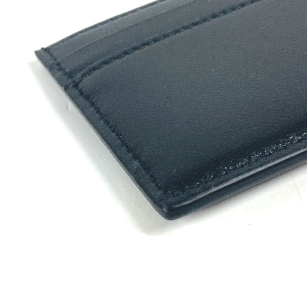 BVLGARI Card Case leather black AMBUSH collaboration AMBUSH logo mens Used Authentic