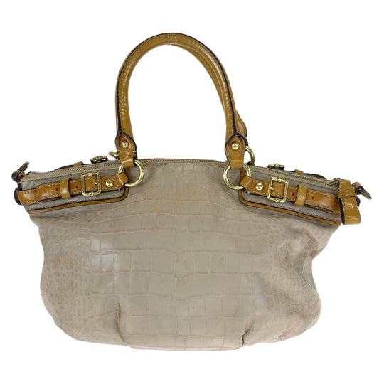 COACH Tote Bag 18602 leather beige Madison embossed