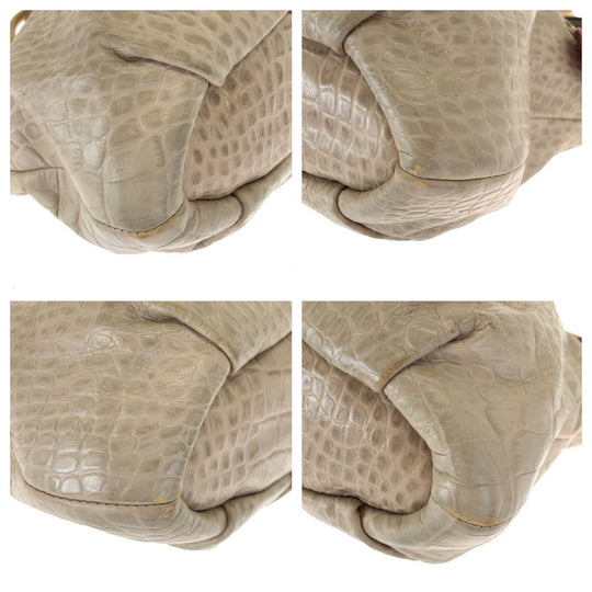 COACH Tote Bag 18602 leather beige Madison embossed