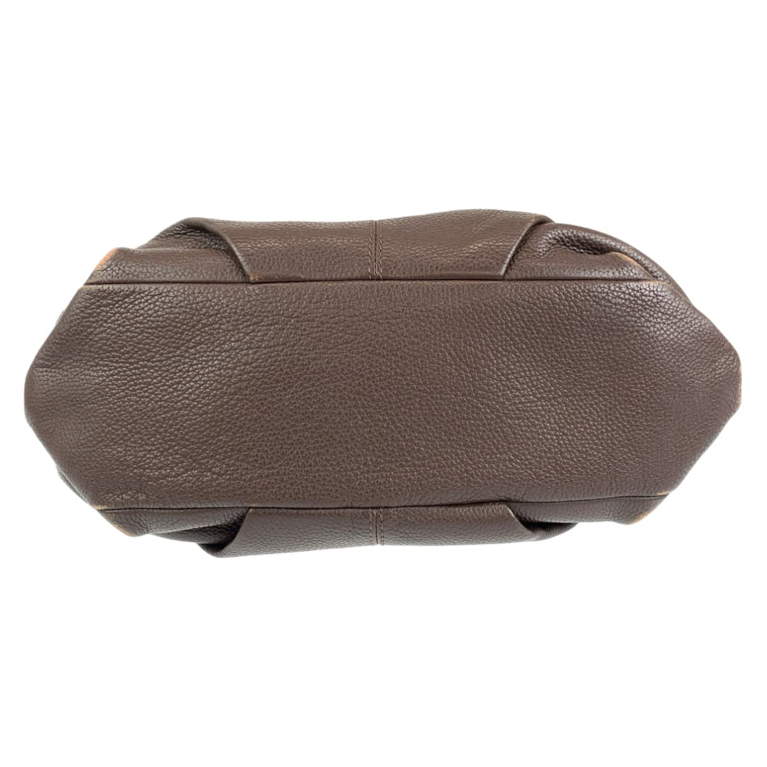 COACH Shoulder Bag F15064 leather Brown