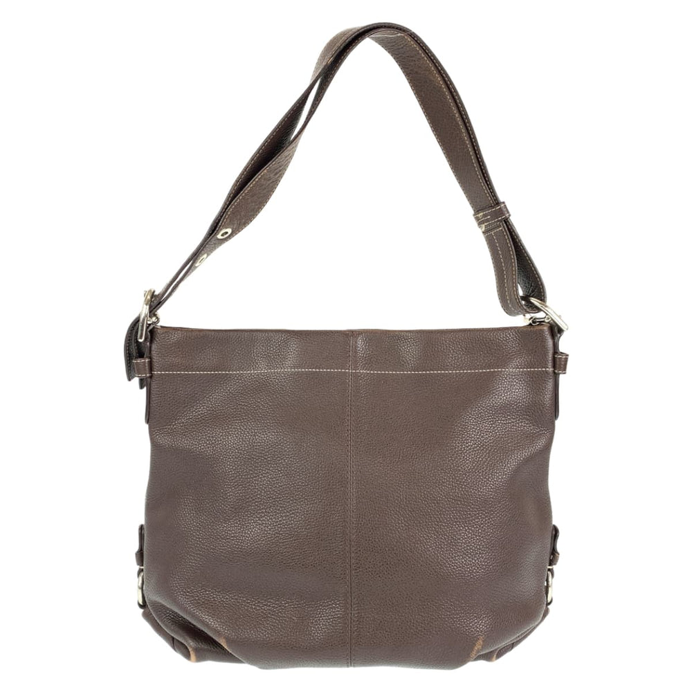 COACH Shoulder Bag F15064 leather Brown