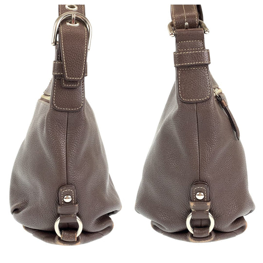 COACH Shoulder Bag F15064 leather Brown