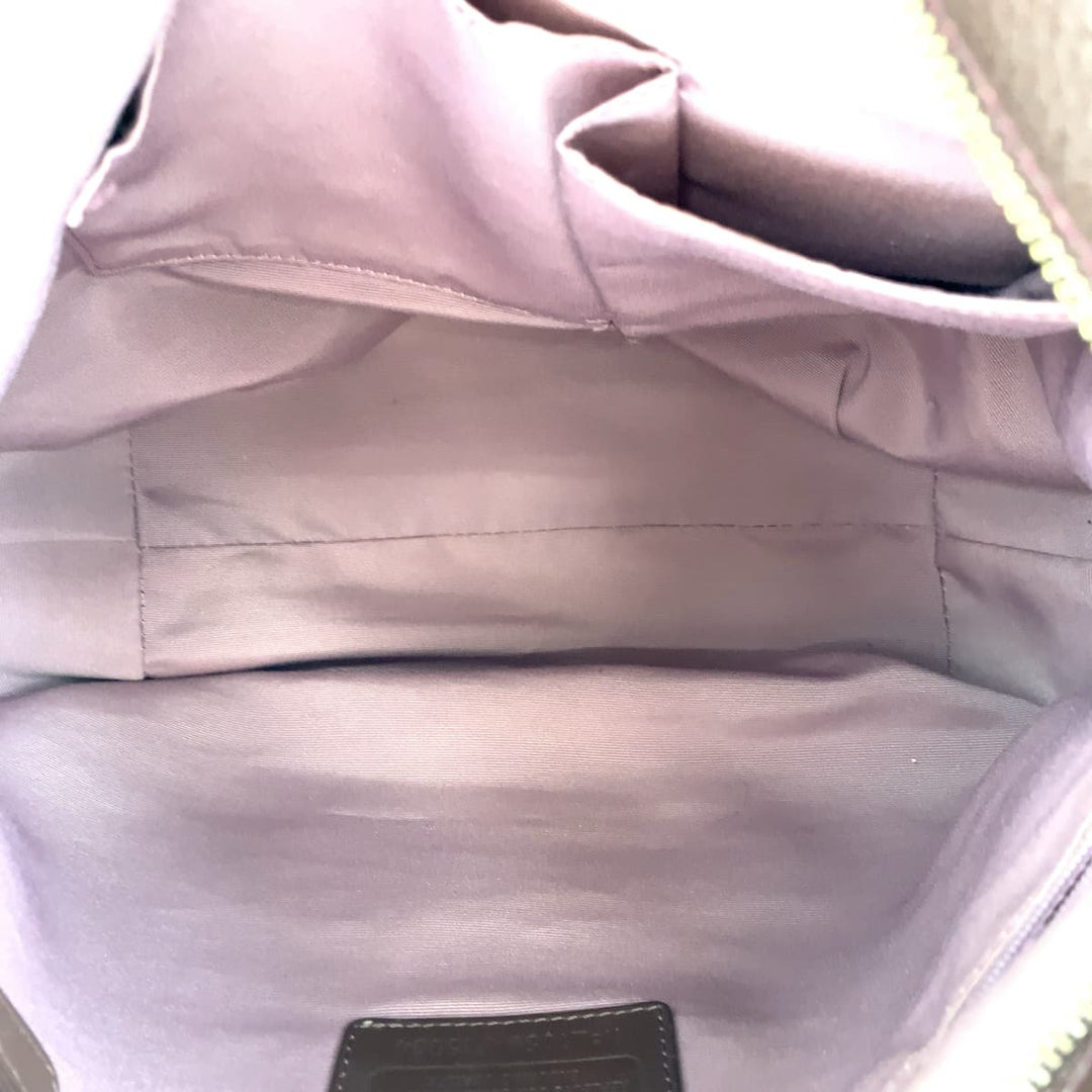 COACH Shoulder Bag F15064 leather Brown