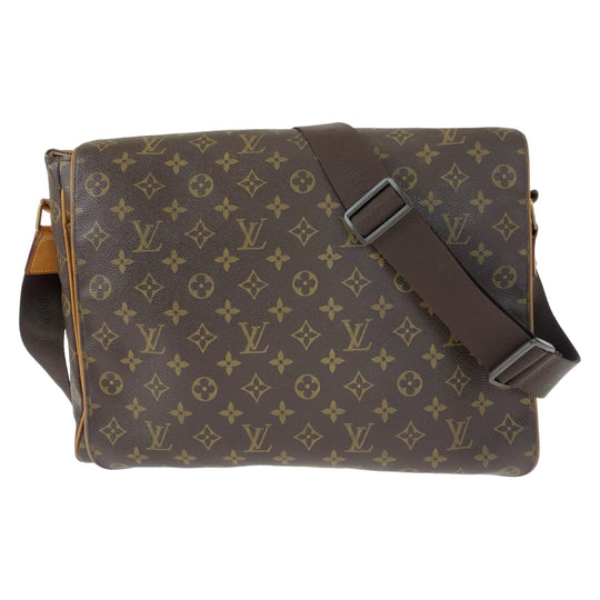 LOUIS VUITTON Shoulder Bag M45257 PVC Brown Shoulder Bag Crossbody Messenger Bag Monogram Abbesses mens Used Authentic