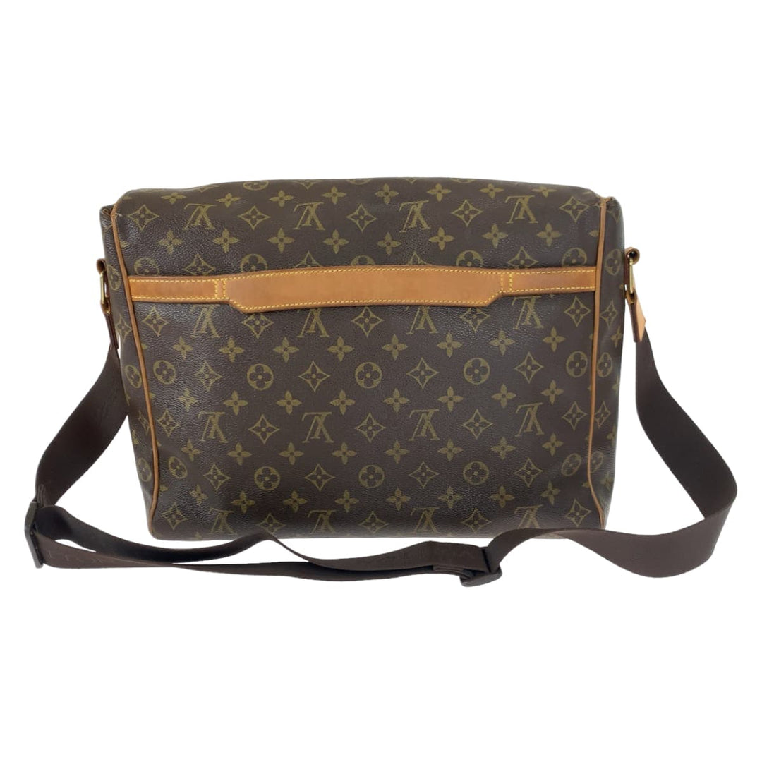 LOUIS VUITTON Shoulder Bag M45257 PVC Brown Shoulder Bag Crossbody Messenger Bag Monogram Abbesses mens Used Authentic