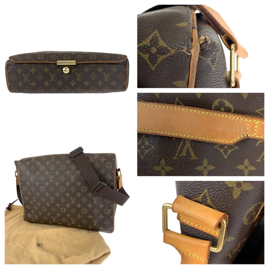 LOUIS VUITTON Shoulder Bag M45257 PVC Brown Shoulder Bag Crossbody Messenger Bag Monogram Abbesses mens Used Authentic