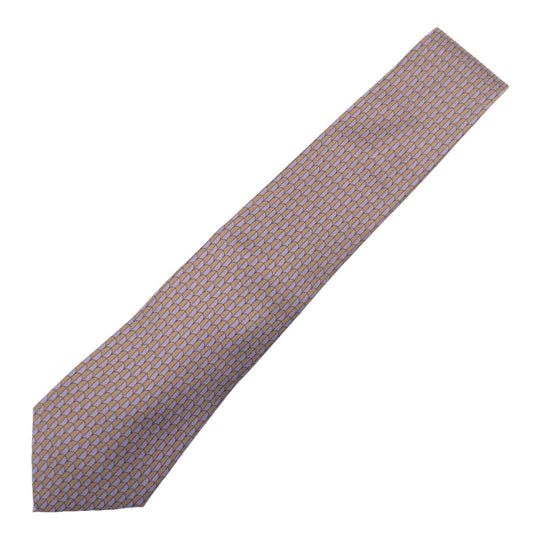 HERMES tie 7143 FA silk purple By color Overall handle