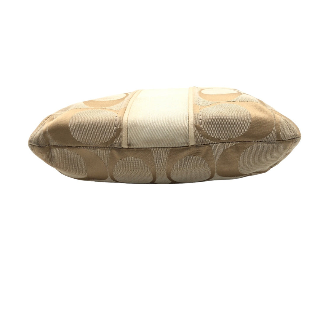 COACH Shoulder Bag F21905 canvas beige Signature