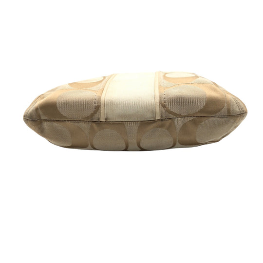 COACH Shoulder Bag F21905 canvas beige Signature