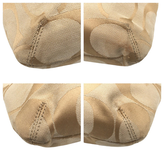 COACH Shoulder Bag F21905 canvas beige Signature