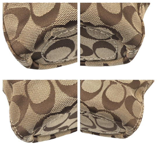 COACH Shoulder Bag F11444 canvas Brown Signature