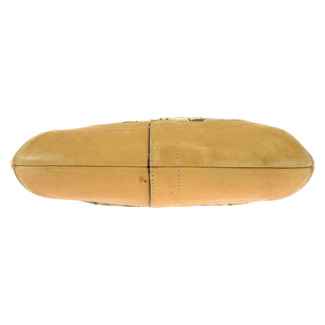 COACH Shoulder Bag F03574 canvas Brown Signature