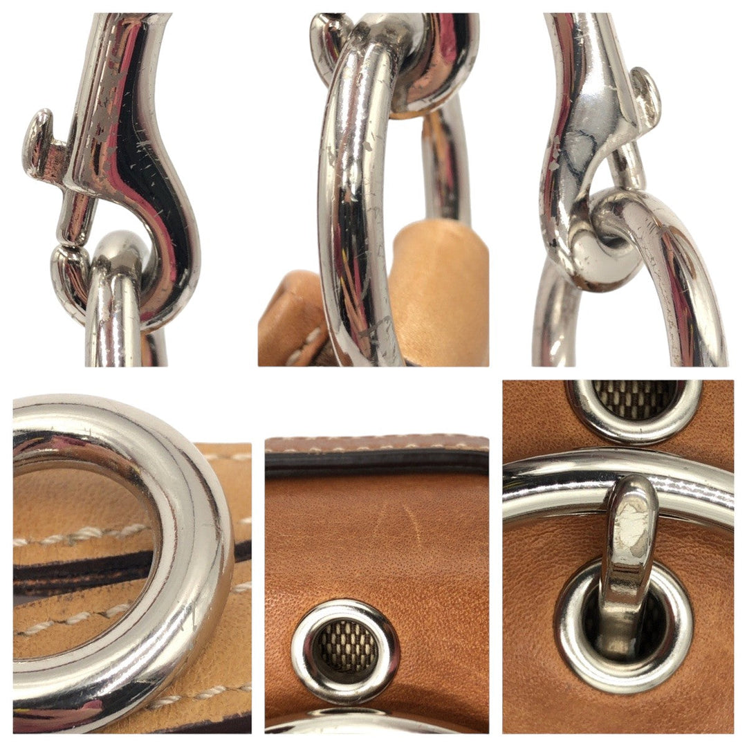 COACH Shoulder Bag F03574 canvas Brown Signature