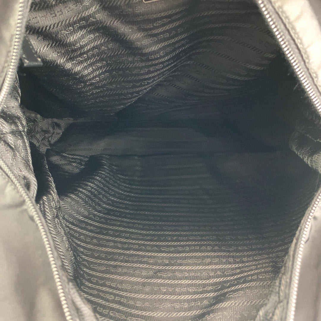 PRADA Handbag Nylon black Handbag Tote Bag Business bag Test mens Used Authentic