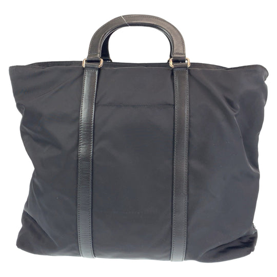 PRADA Handbag Nylon black Handbag Tote Bag Business bag Test mens Used Authentic