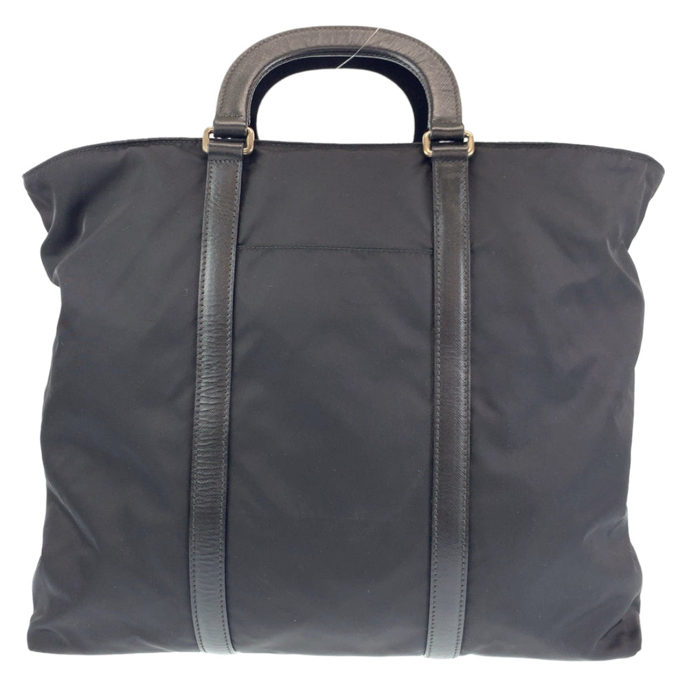 PRADA Handbag Nylon black Handbag Tote Bag Business bag Test mens Used Authentic