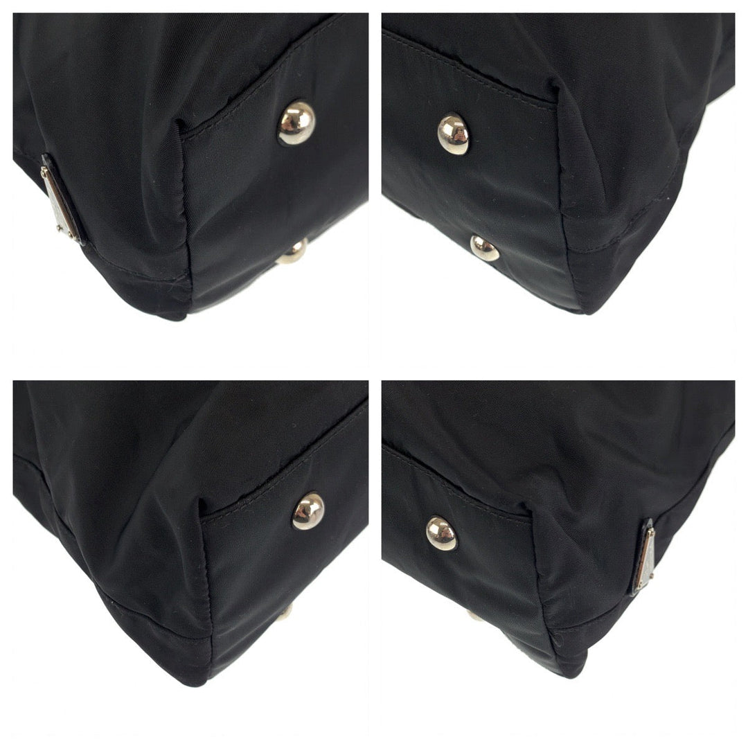 PRADA Handbag Nylon black Handbag Tote Bag Business bag Test mens Used Authentic