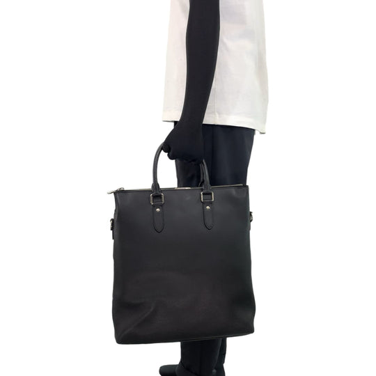 LOUIS VUITTON Business bag M33433 Taiga Noir black black Tote Bag Business bag Taiga Anton Tote mens Used Authentic