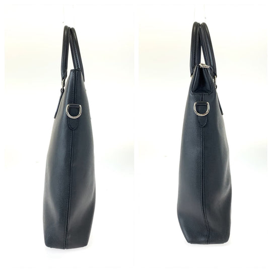 LOUIS VUITTON Business bag M33433 Taiga Noir black black Tote Bag Business bag Taiga Anton Tote mens Used Authentic