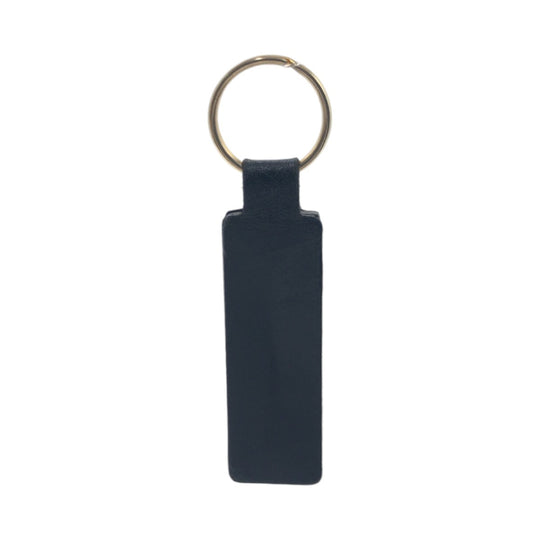 Dior key ring leather black